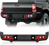 for Tacoma Steel Rear Bumper Compatible with 2005-2015 Toyota Tacoma | Yzona